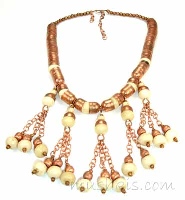 Indian ethnic necklace - click here for large view